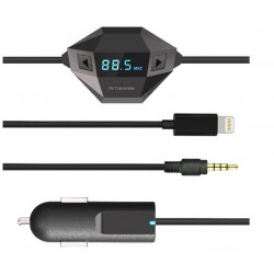 SMART FM-sändare med USB-kabel och MIC