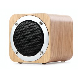 Snygg bluetooth högtalare i trä design